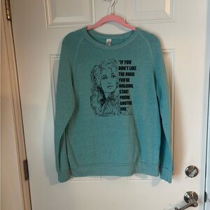 Alternative Teal Graphic Top